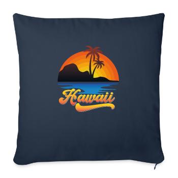 Hawaii Beach Design - Sofakissenbezug 45 x 45 cm - Navy - Vorne