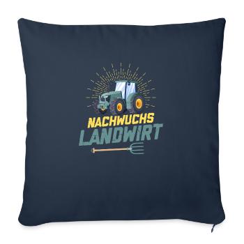 Young Farmer Farmer Farm - Sofa pillowcase 17,3'' x 17,3'' (45 x 45 cm) - navy - Front