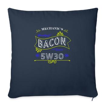 Baseball Sweatshirt Funny Diesel Mechanic Fun - Sofa pillowcase 17,3'' x 17,3'' (45 x 45 cm) - navy - Front
