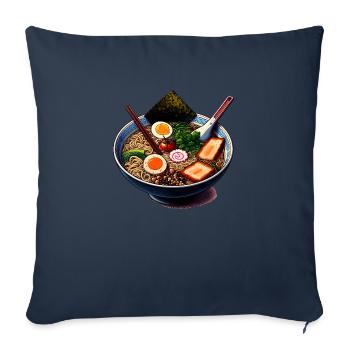 Ramen Nudelsuppe - Sofakissenbezug 45 x 45 cm - Navy - Vorne