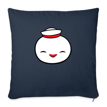 Duck Sailor Sailor Sailor Hat Hat Happy - Sofa pillowcase 17,3'' x 17,3'' (45 x 45 cm) - navy - Front