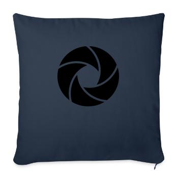 Fotografie - Sofa pillowcase 17,3'' x 17,3'' (45 x 45 cm) - navy - Front