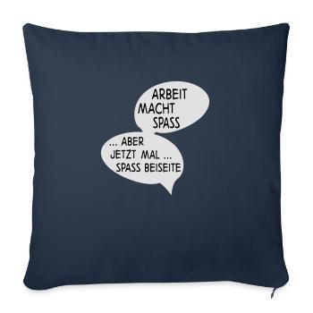 Arbeit - Sofakissenbezug 45 x 45 cm - Navy - Vorne