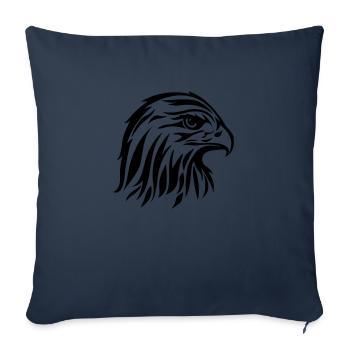 eagle02 - Sofa pillowcase 17,3'' x 17,3'' (45 x 45 cm) - navy - Front