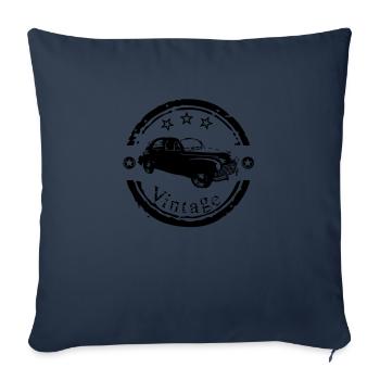 203 Vintage antiken Auto - Sofakissenbezug 45 x 45 cm - Navy - Vorne