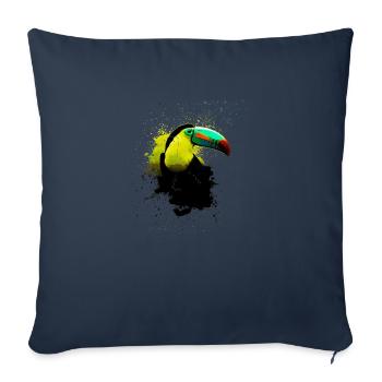 Toucan - Sofakissenbezug 45 x 45 cm - Navy - Vorne