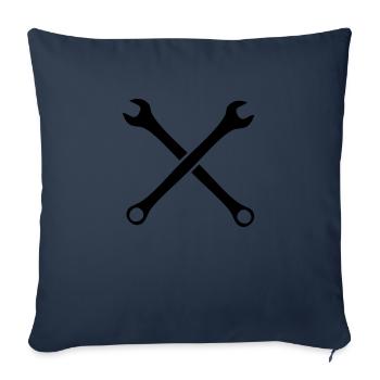 Key - Sofa pillowcase 17,3'' x 17,3'' (45 x 45 cm) - navy - Front