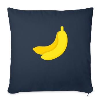 Banane - Sofakissenbezug 45 x 45 cm - Navy - Vorne