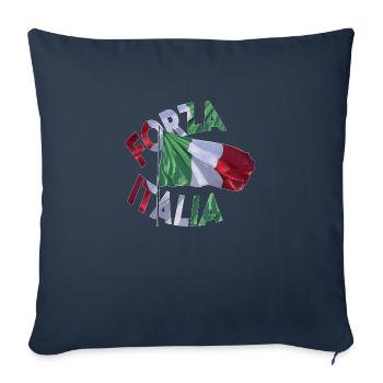 Italiano Forza Italia Calcio Gift - Sofa pillowcase 17,3'' x 17,3'' (45 x 45 cm) - navy - Front