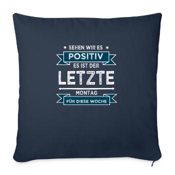 lustiger spruch geek geschenk witzig cool lehre - Sofakissenbezug 45 x 45 cm - Navy - Vorne