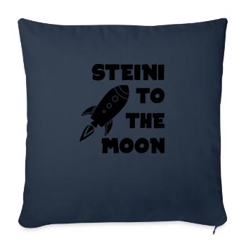 Steinhoff to the Moon - Sofakissenbezug 45 x 45 cm - Navy - Vorne