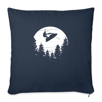 jetski Design for a jetski fan - Sofa pillowcase 17,3'' x 17,3'' (45 x 45 cm) - navy - Front