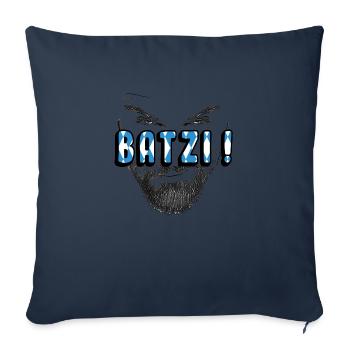 Batzi bayrisch dialekt - Sofakissenbezug 45 x 45 cm - Navy - Vorne