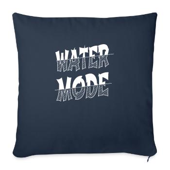 meilleur drôle de natation cyclisme anniversaire bday - Housse de coussin décorative 45 x 45 cm - bleu marine - Devant