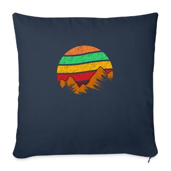 Wanderer - Sofa pillowcase 17,3'' x 17,3'' (45 x 45 cm) - navy - Front