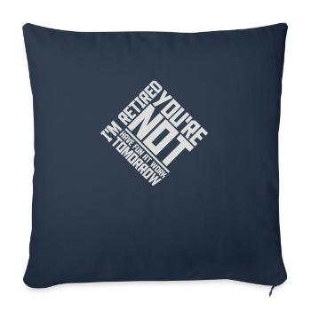 have fun at work - Sofakissenbezug 45 x 45 cm - Navy - Vorne
