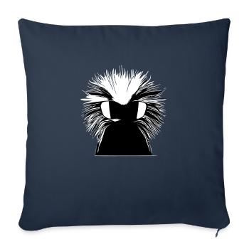 Porcupine Sunglasses Cute Animals Vector 22 - Sofa pillowcase 17,3'' x 17,3'' (45 x 45 cm) - navy - Front