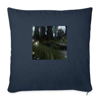 Magischer Wald - Sofakissenbezug 45 x 45 cm - Navy - Vorne