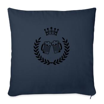 Beer Coat of Arms 1 - Sofa pillowcase 17,3'' x 17,3'' (45 x 45 cm) - navy - Front