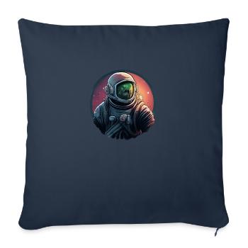 astronaut - Sofa pillowcase 17,3'' x 17,3'' (45 x 45 cm) - navy - Front