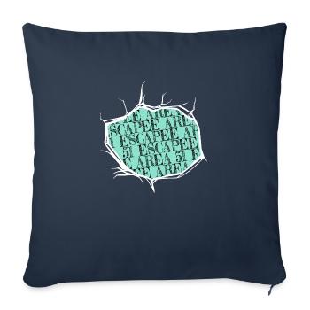 sayings funny authors editor funny sayings humor - Sofa pillowcase 17,3'' x 17,3'' (45 x 45 cm) - navy - Front