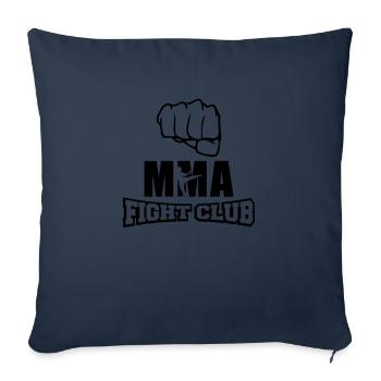 MMA Fight Club - Housse de coussin décorative 45 x 45 cm - bleu marine - Devant