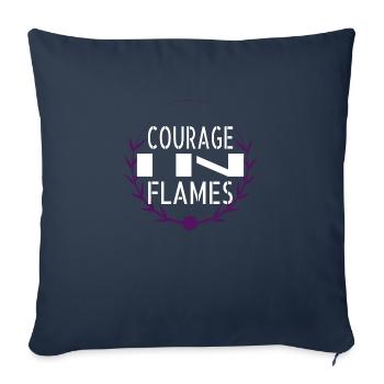 Acts of Courage First Responders Community Safety - Sofa pillowcase 17,3'' x 17,3'' (45 x 45 cm) - navy - Front