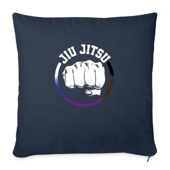 JiuJitsu/Fist Belt Colours - Sofakissenbezug 45 x 45 cm - Navy - Vorne
