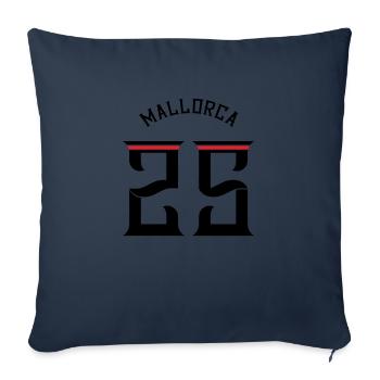Maillot Majorque 25 2025 - Housse de coussin décorative 45 x 45 cm - bleu marine - Devant