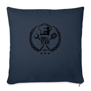 Grill Team - Sofa pillowcase 17,3'' x 17,3'' (45 x 45 cm) - navy - Front