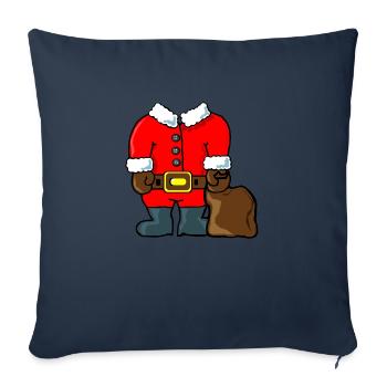 Weihnachtsmann (no head) - Sofakissenbezug 45 x 45 cm - Navy - Vorne