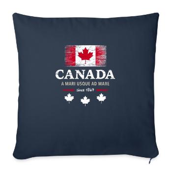 Canada Canada America maple leaf flag flag - Sofa pillowcase 17,3'' x 17,3'' (45 x 45 cm) - navy - Front