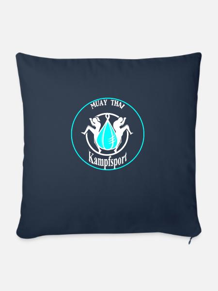 Kampfsport - Sofakissenbezug 45 x 45 cm - Navy