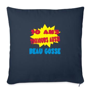 50 ans et toujours aussi beau gosse - Sofakissenbezug 45 x 45 cm - Navy - Vorne