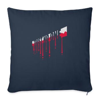 ne faites confiance à personne pour ne citer - Housse de coussin décorative 45 x 45 cm - bleu marine - Devant
