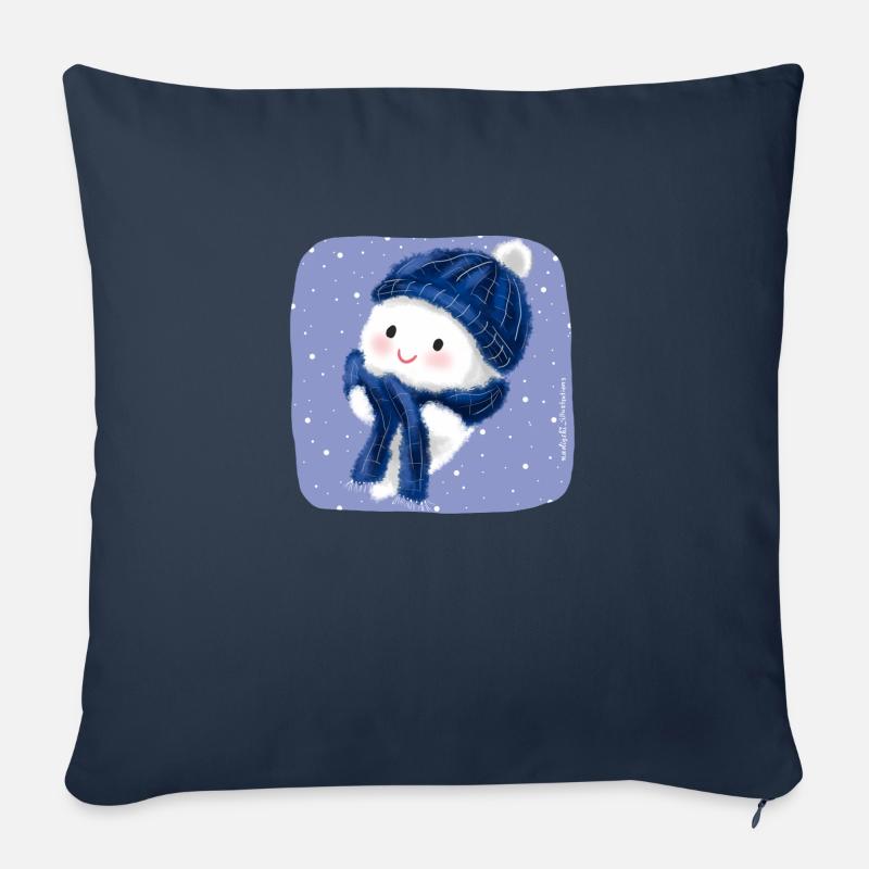 Schnee Geist - Sofakissenbezug 45 x 45 cm - Navy