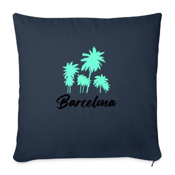 Barcelona - Sofa pillowcase 17,3'' x 17,3'' (45 x 45 cm) - navy - Front