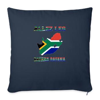 Allez LES BAFANA BAFANA Maillot de Pied - Housse de coussin décorative 45 x 45 cm - bleu marine - Devant