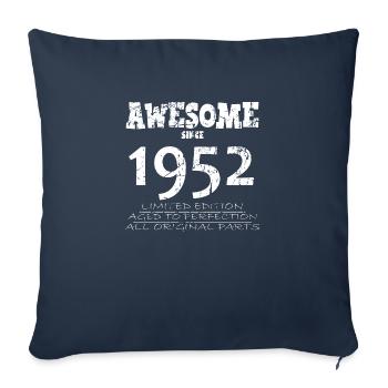 1952 - Legendary 72nd Anniversary - Sofa pillowcase 17,3'' x 17,3'' (45 x 45 cm) - navy - Front