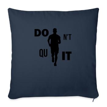 Marathon Running Jogging - Sofakissenbezug 45 x 45 cm - Navy - Vorne