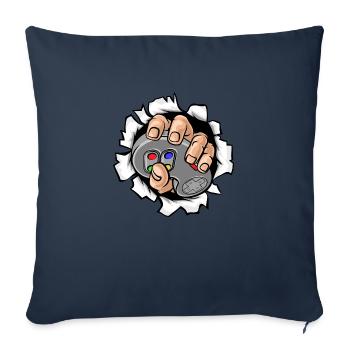 Gamer - Sofa pillowcase 17,3'' x 17,3'' (45 x 45 cm) - navy - Front
