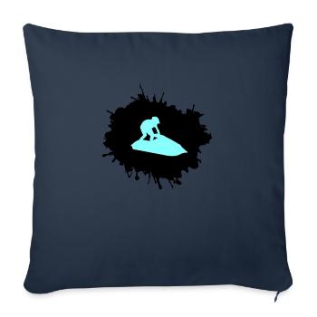 jet ski klecks - Sofakissenbezug 45 x 45 cm - Navy - Vorne