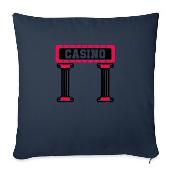 Casino Vegas Pillar - Sofa pillowcase 17,3'' x 17,3'' (45 x 45 cm) - navy - Front