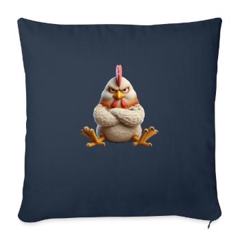 grim 1 - Sofa pillowcase 17,3'' x 17,3'' (45 x 45 cm) - navy - Front