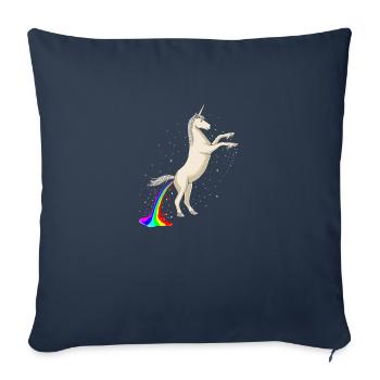 Science Behind Rainbows - Sofa pillowcase 17,3'' x 17,3'' (45 x 45 cm) - navy - Front