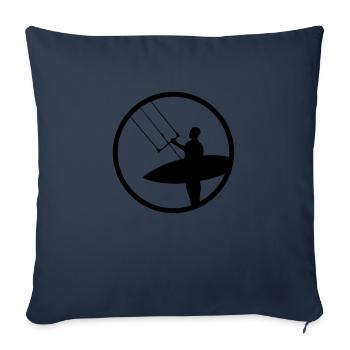 Wavekiter - Sofakissenbezug 45 x 45 cm - Navy - Vorne