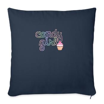 Candy Girl - Sofakissenbezug 45 x 45 cm - Navy - Vorne