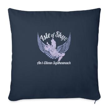 Isle of Skye Winged Isle Design - Sofa pillowcase 17,3'' x 17,3'' (45 x 45 cm) - navy - Front