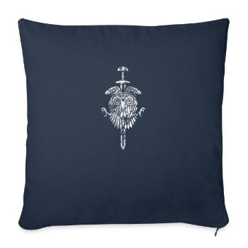 corbeauviking - Sofa pillowcase 17,3'' x 17,3'' (45 x 45 cm) - navy - Front