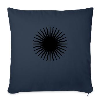 Sonne sun sol Inkas - Sofakissenbezug 45 x 45 cm - Navy - Vorne